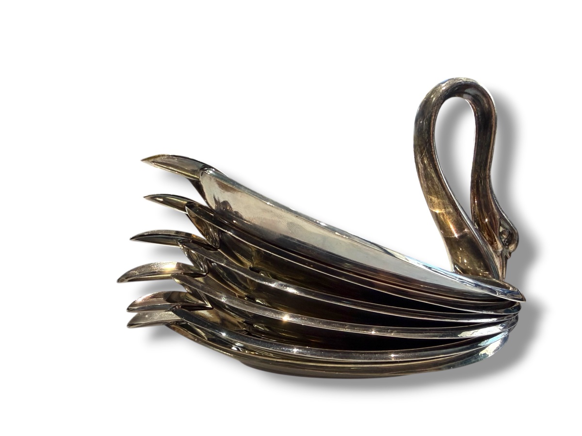 Pedro Durán Swan Ashtray Sterling Silver-photo-3