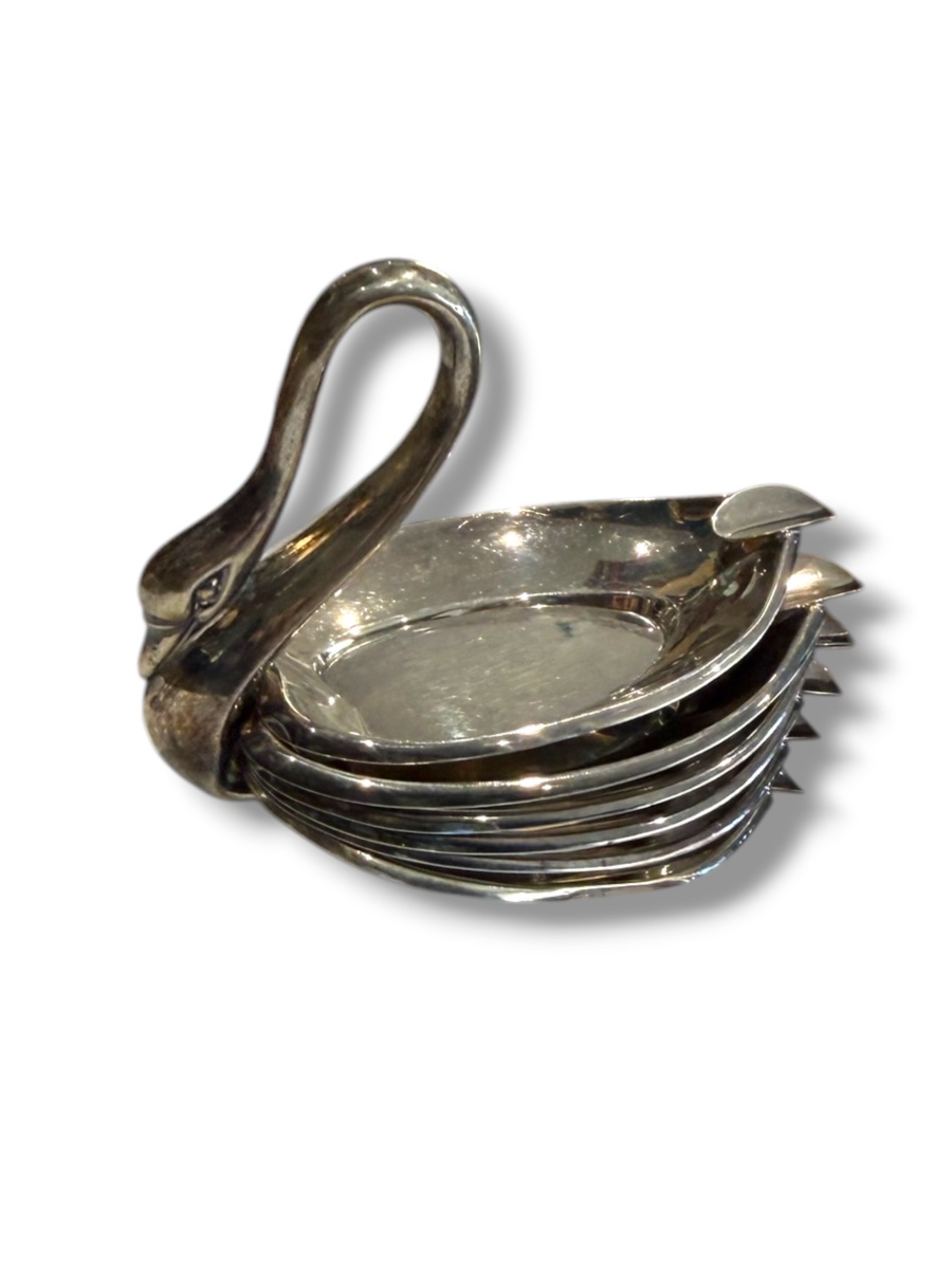 Pedro Durán Swan Ashtray Sterling Silver-photo-4