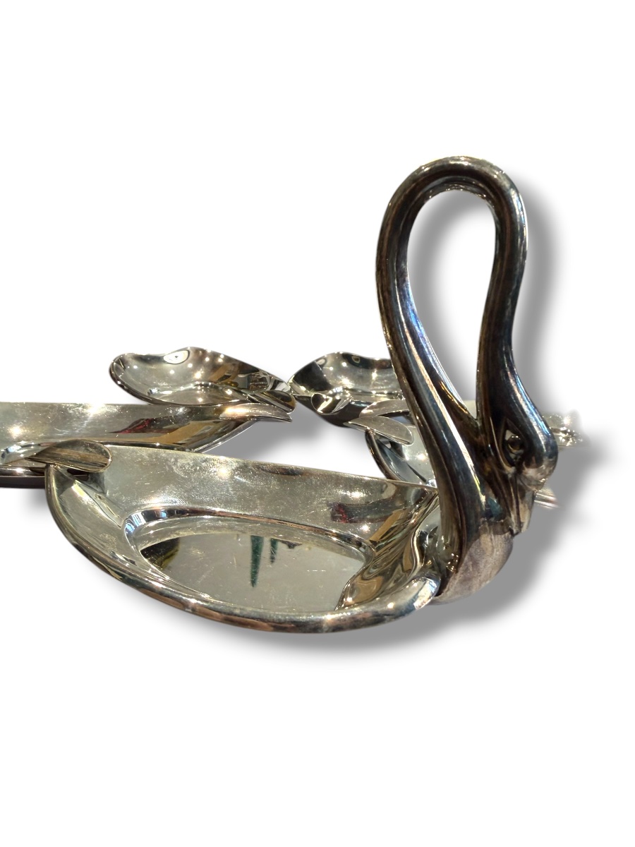 Pedro Durán Swan Ashtray Sterling Silver-photo-7