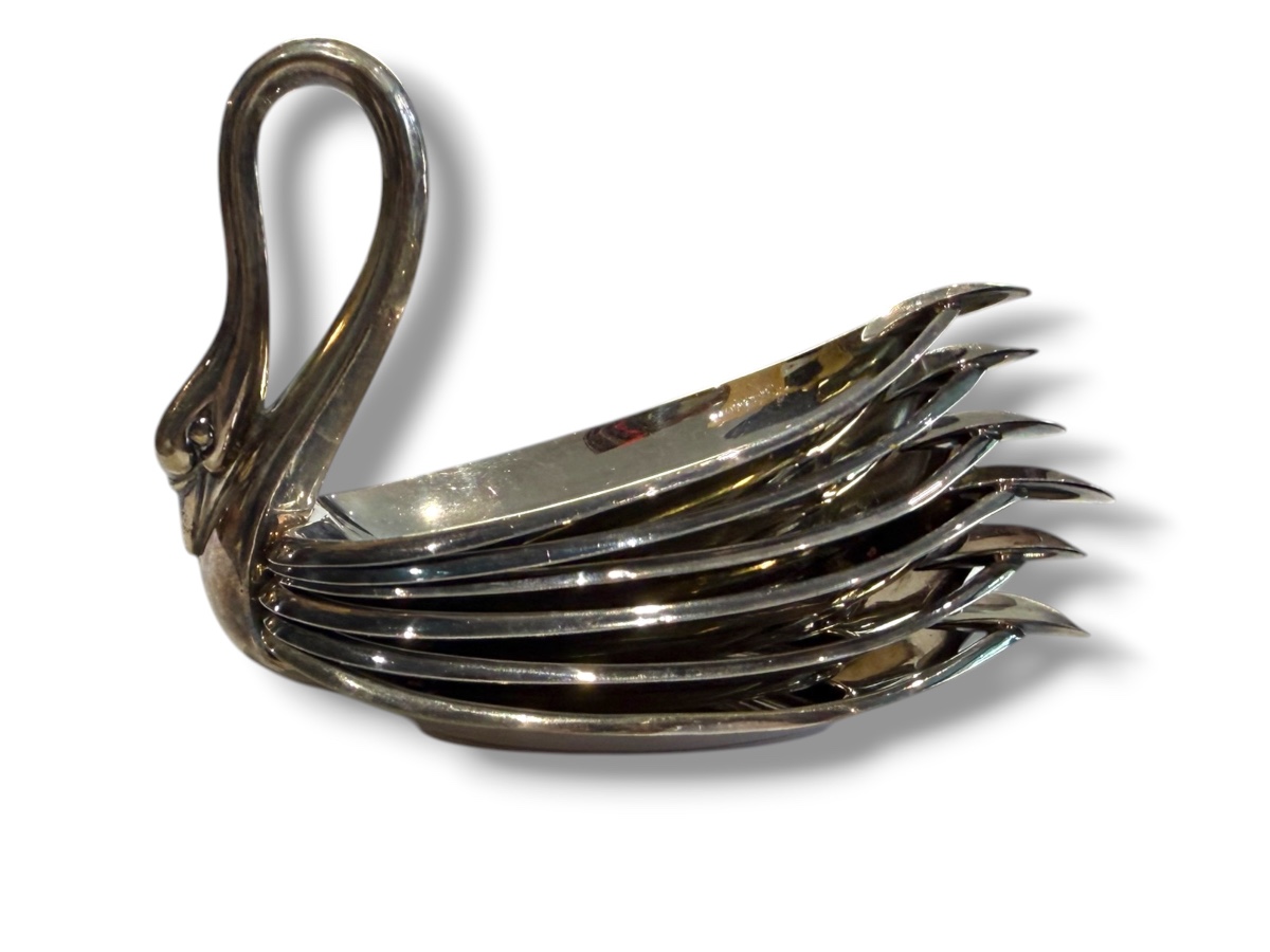 Pedro Durán Swan Ashtray Sterling Silver