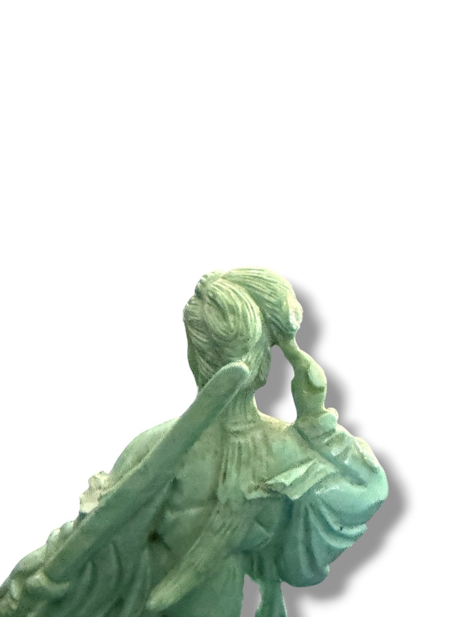 Xiwangmu sujet chinois en turquoise matrix-photo-5