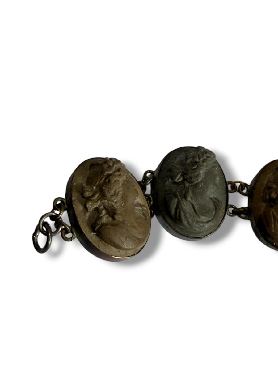 Grand Tour Cameo Volcanic Stone Bracelet-photo-3