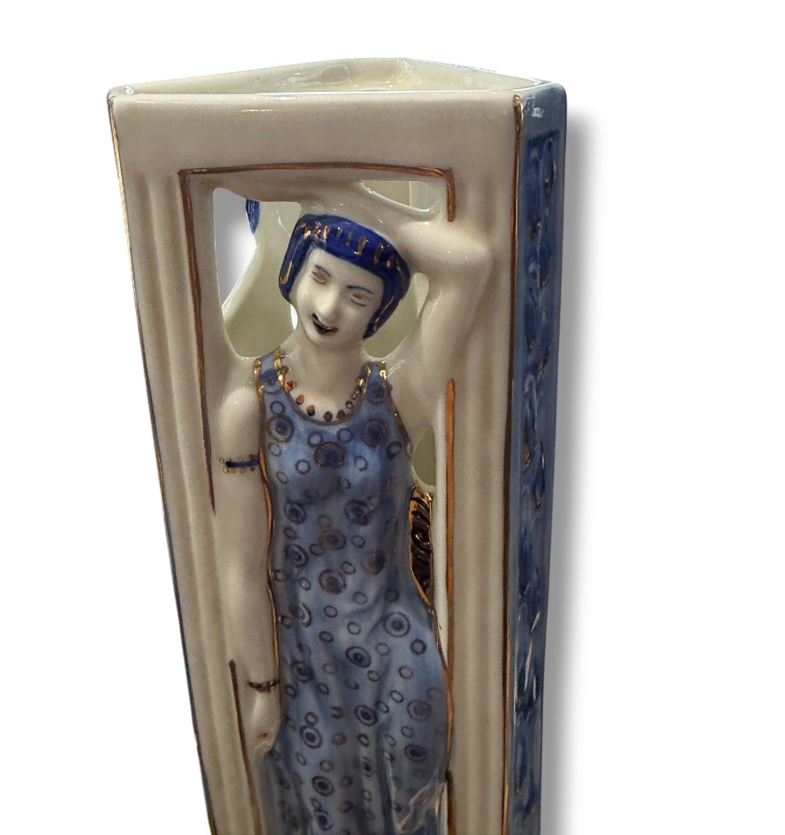 Duchaussy In Limoges Art Deco Porcelain Nightlight-photo-1