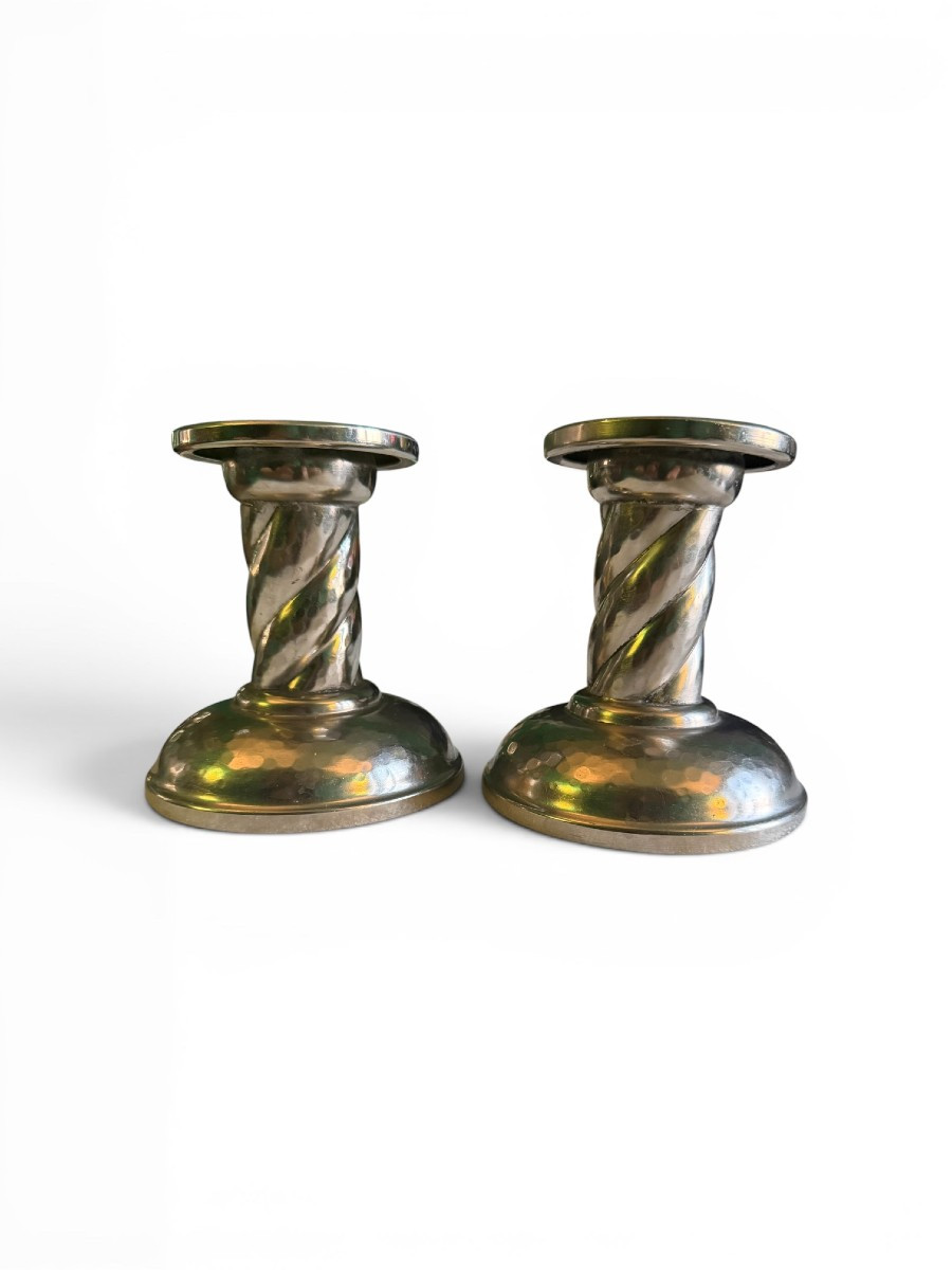 Pair Of Candlesticks Attributed To Jean Després