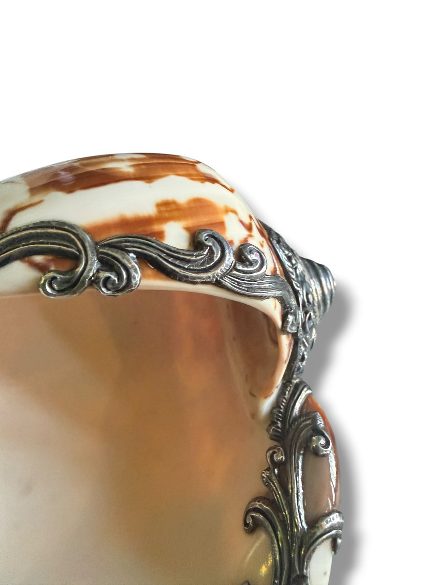 Baguier coquillage sertissage argent-photo-1