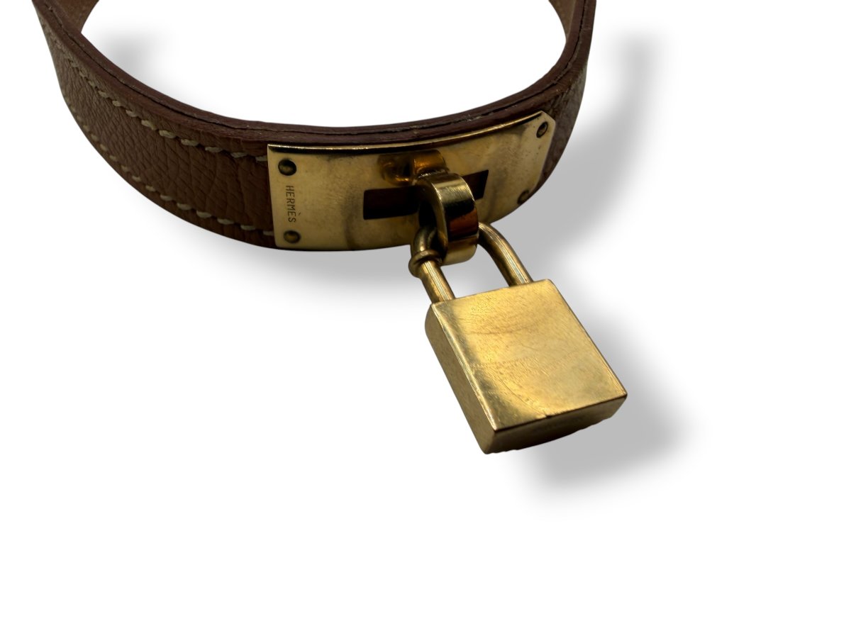 Hermes Leather Dog Collar-photo-7