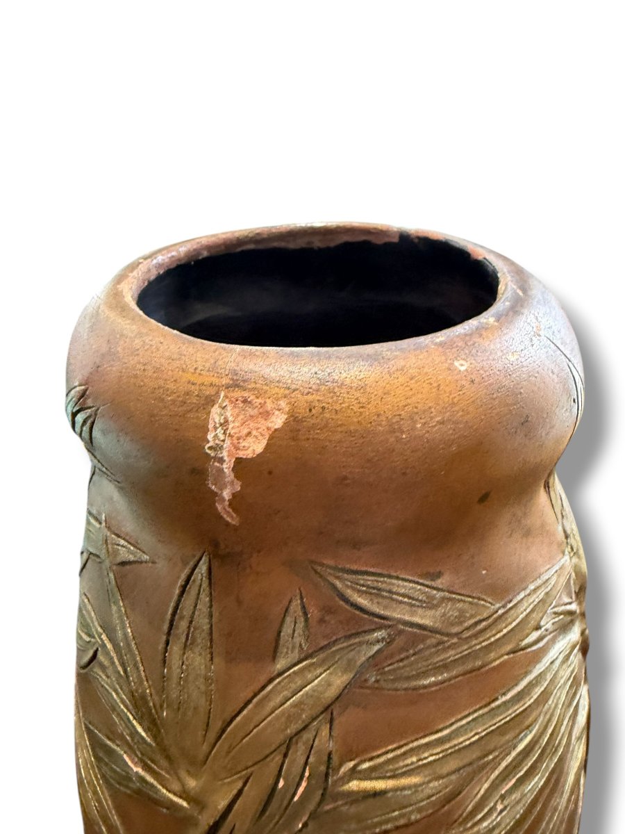 Desrousseaux Art Nouveau Ovoid Vase-photo-2