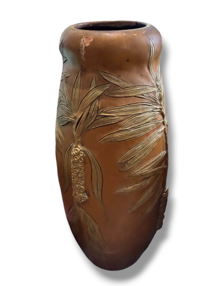 Desrousseaux Art Nouveau Ovoid Vase-photo-3