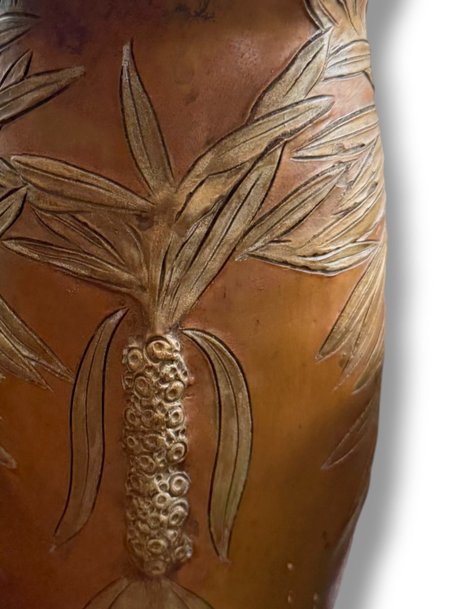 Desrousseaux Art Nouveau Ovoid Vase-photo-1
