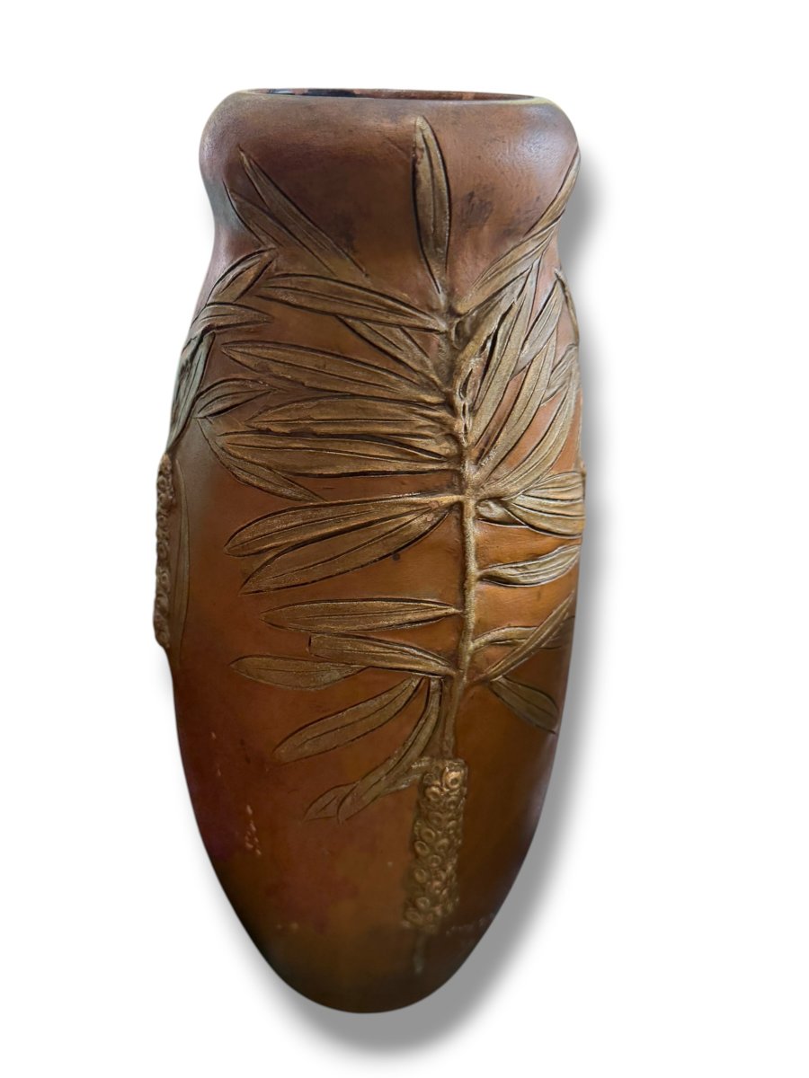 Desrousseaux Art Nouveau Ovoid Vase-photo-4