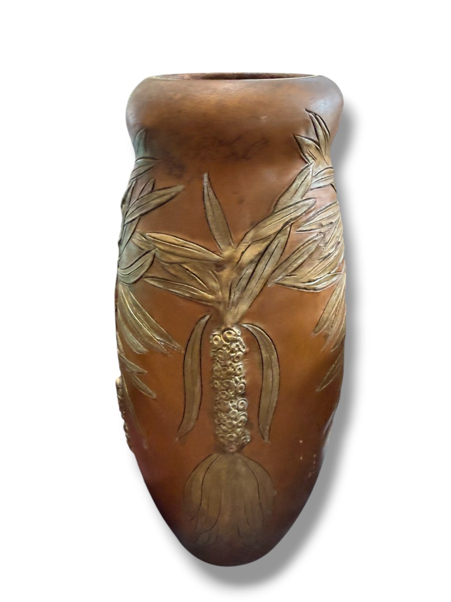 Desrousseaux Art Nouveau Ovoid Vase