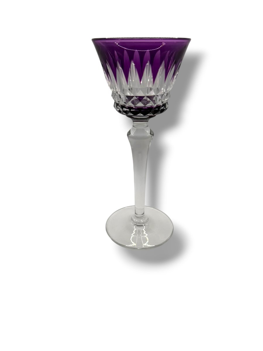 Baccarat Piccadilly 6 Rohemer Cristal Color Glasses-photo-2