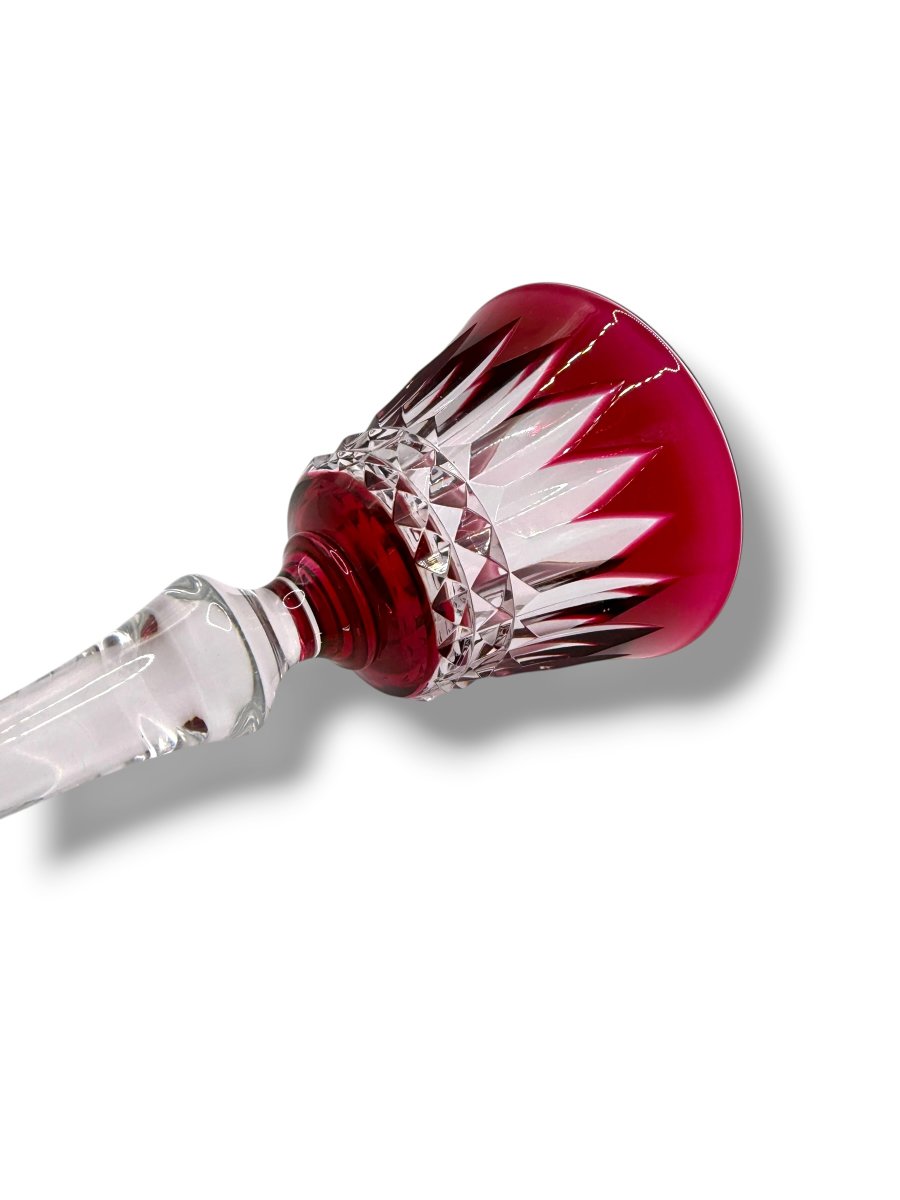 Baccarat Piccadilly 6 Rohemer Cristal Color Glasses-photo-5