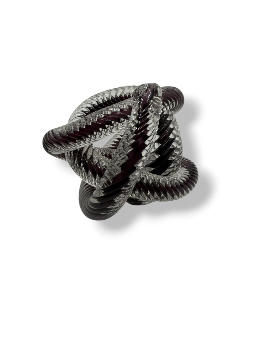 Zanetti Murano Paper Press Snake Glass Bow Parma-photo-3