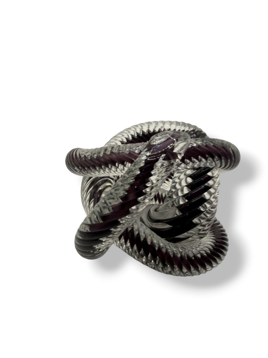 Zanetti Murano Paper Press Snake Glass Bow Parma-photo-2