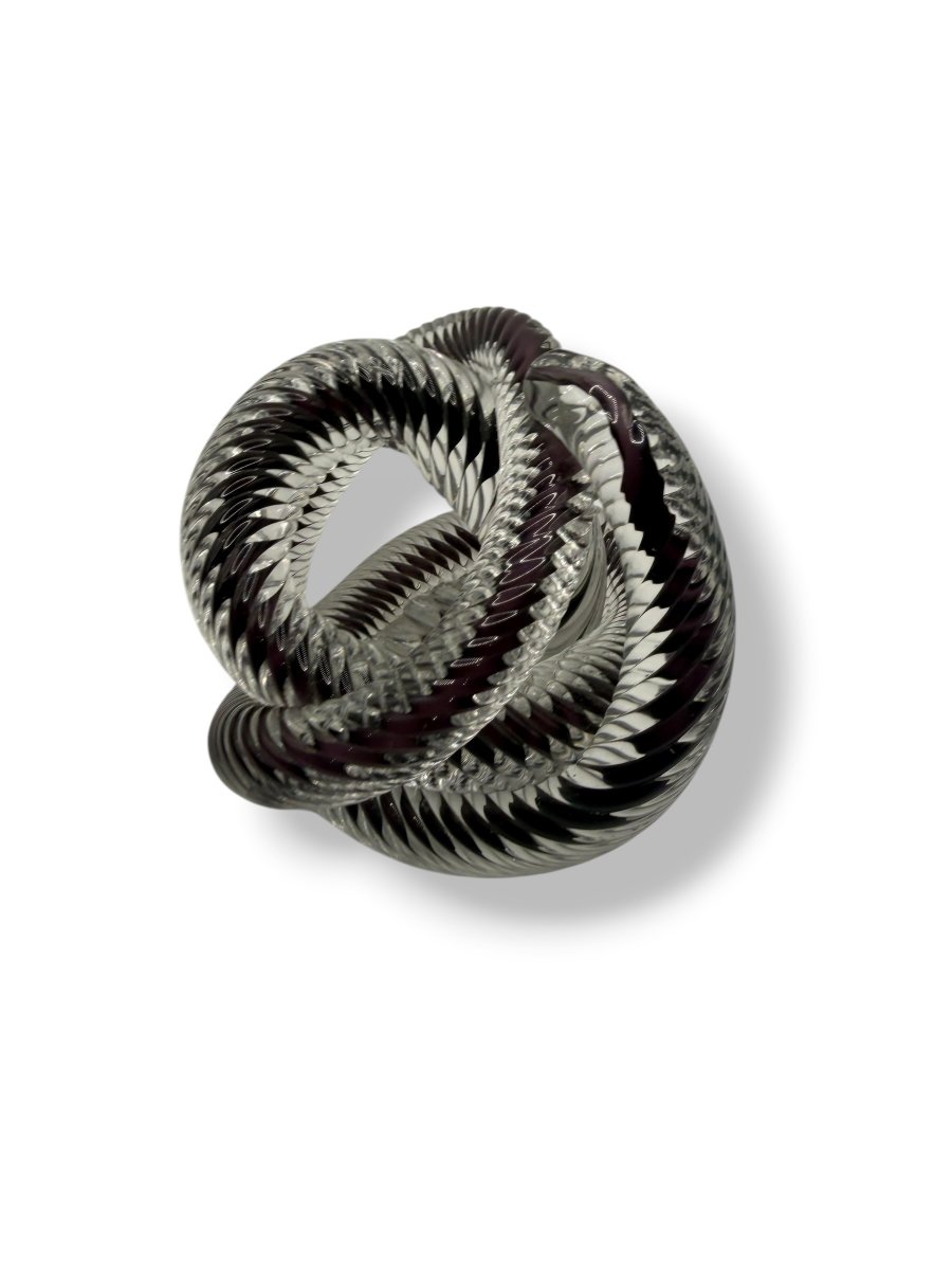 Zanetti Murano Paper Press Snake Glass Bow Parma-photo-3