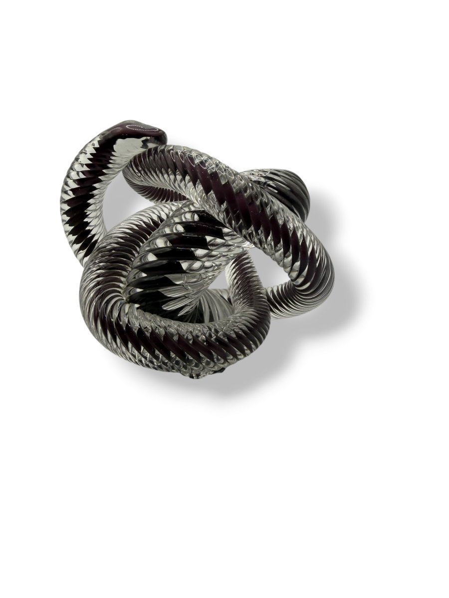 Zanetti Murano Paper Press Snake Glass Bow Parma-photo-4