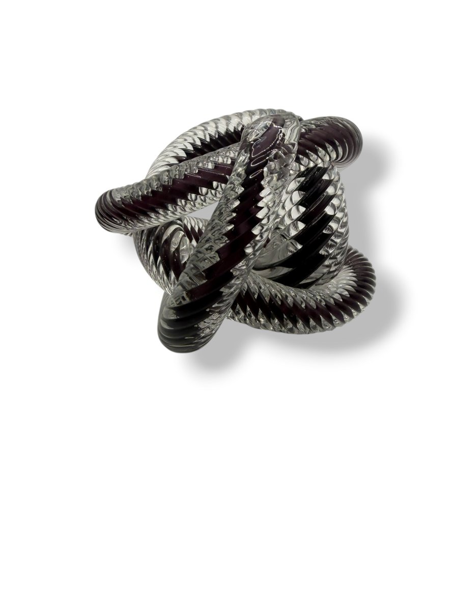 Zanetti Murano Paper Press Snake Glass Bow Parma-photo-5