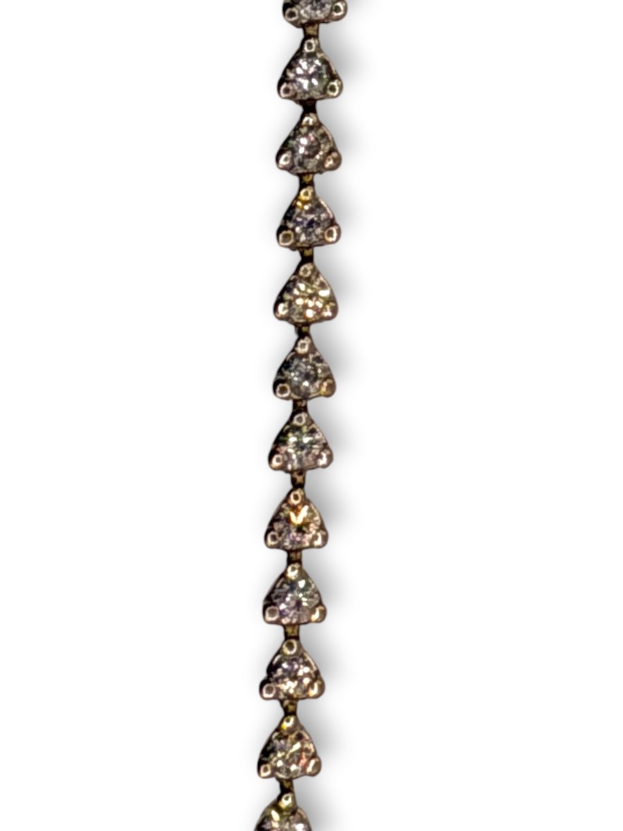 Bracelet rivière de diamant -photo-3