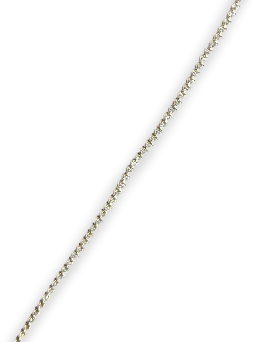 Bracelet rivière de diamant -photo-5