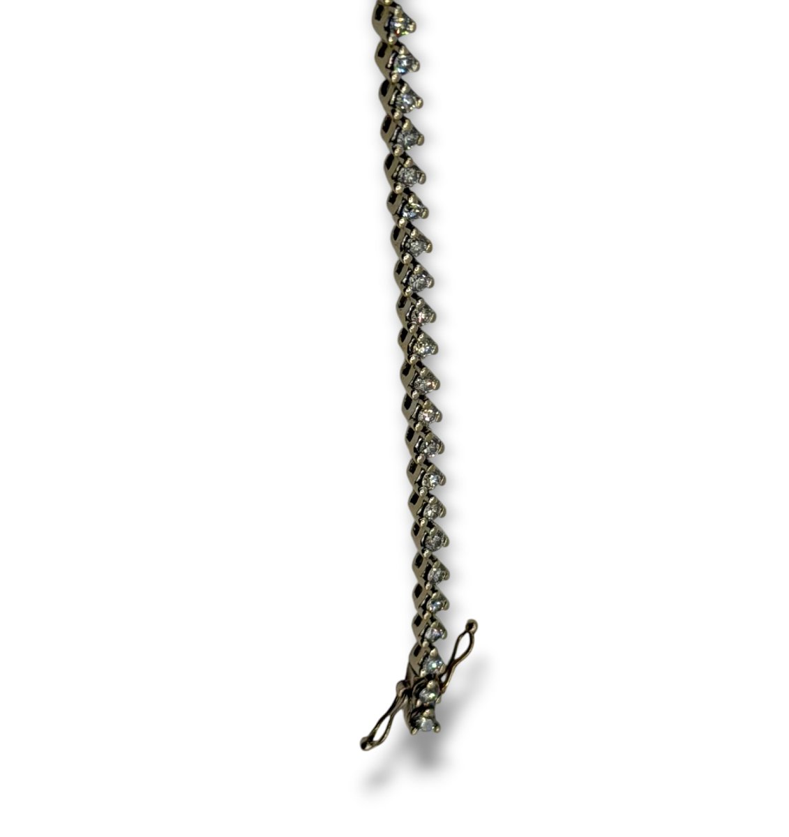 Bracelet rivière de diamant -photo-6