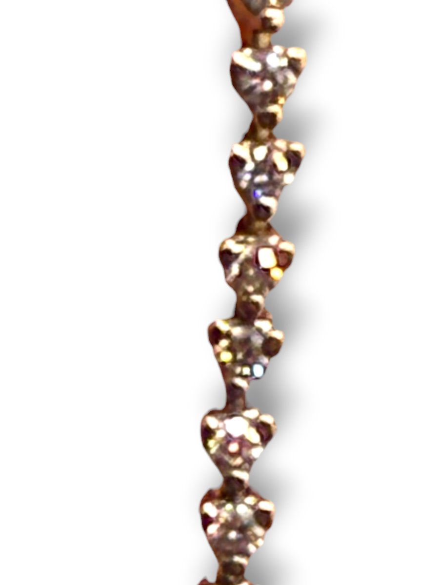 Bracelet rivière de diamant -photo-7
