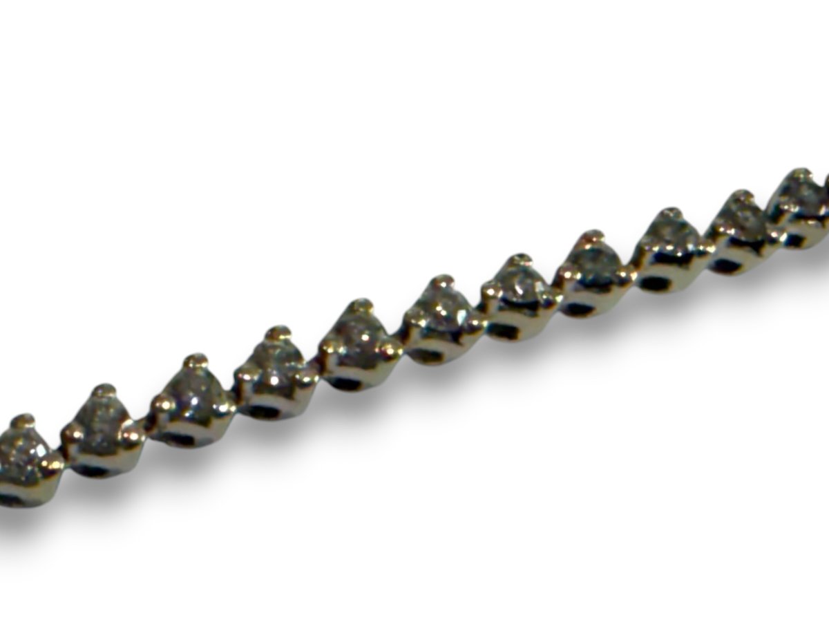Bracelet rivière de diamant -photo-8
