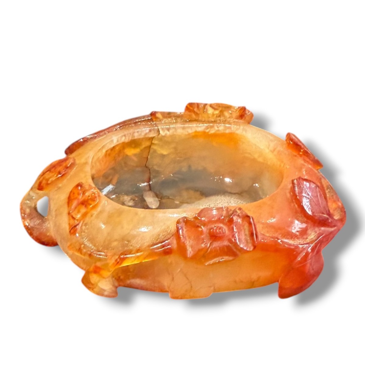 China Brush Rinse In Fire Agate