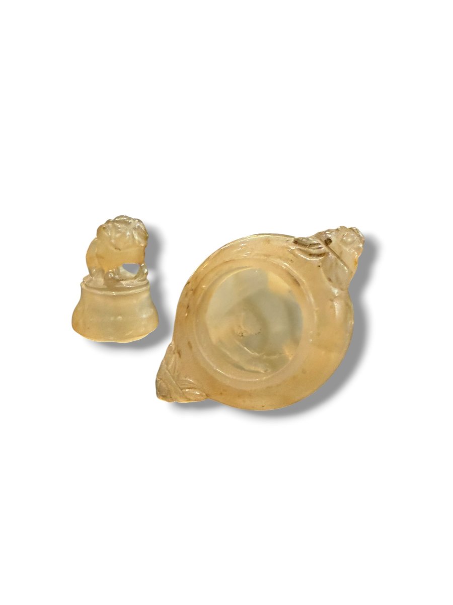 Chine Brûle-parfum en agate calcédoine brule encens-photo-2