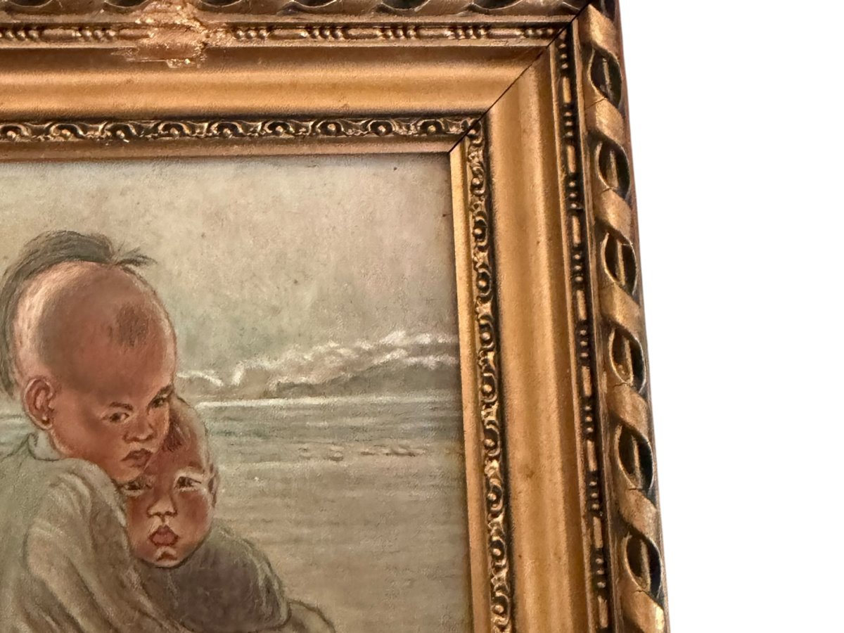 Indochinese School Portraits By The Sea E. Pourtau-photo-1