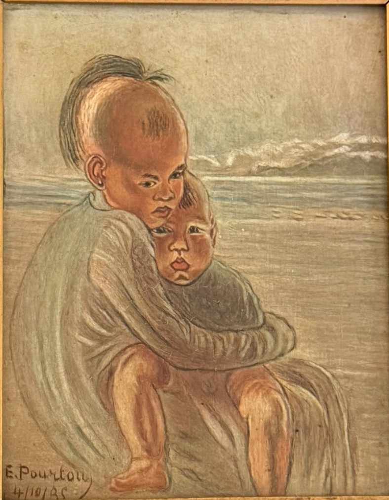 Indochinese School Portraits By The Sea E. Pourtau-photo-6