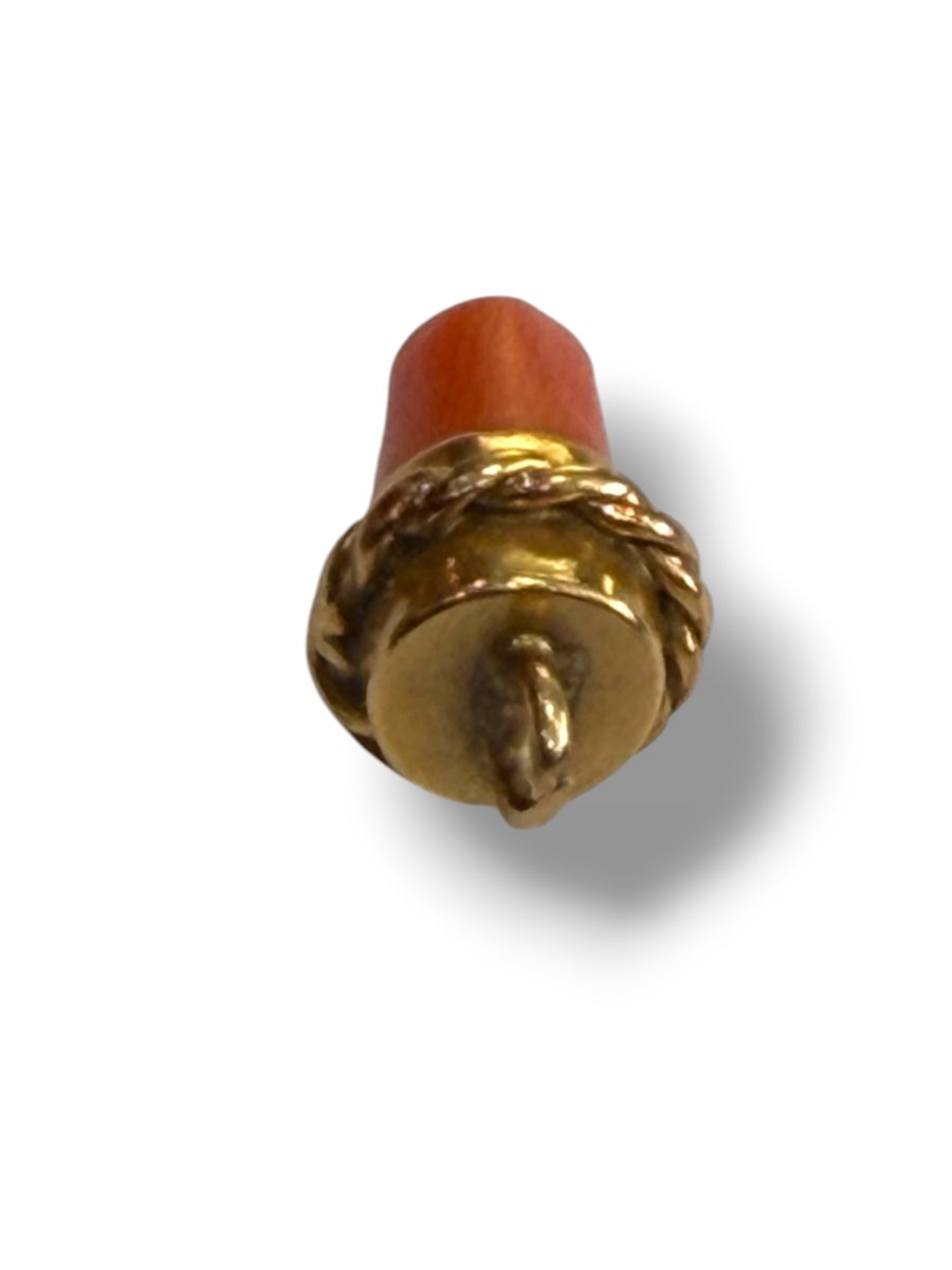 Coral And Gold Pendant-photo-5