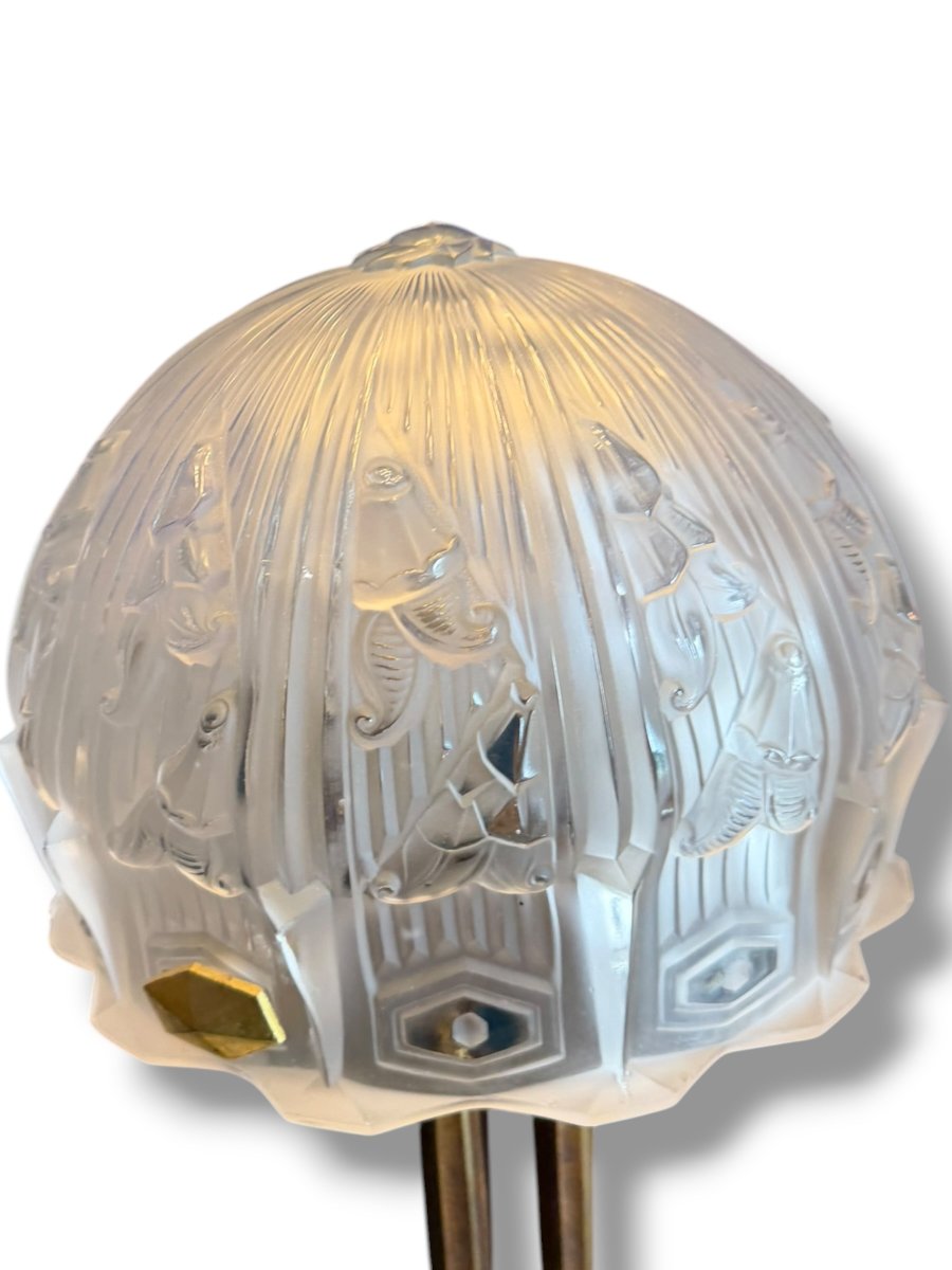 Importante lampe Art Deco -photo-3