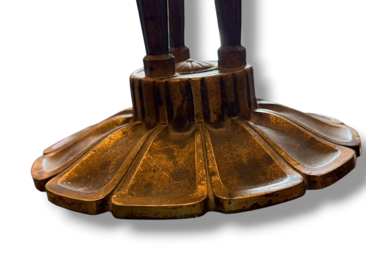 Importante lampe Art Deco -photo-6