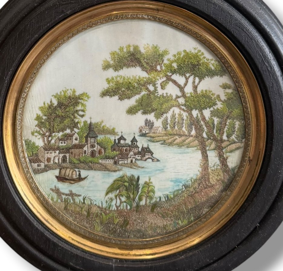 Tondo Lake Landscape 19th Century-photo-2