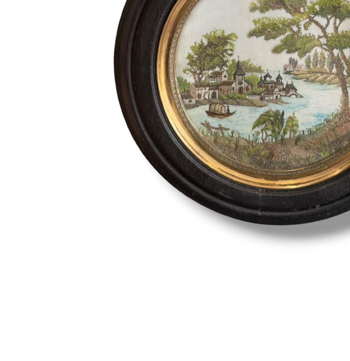 Tondo Lake Landscape 19th Century-photo-8