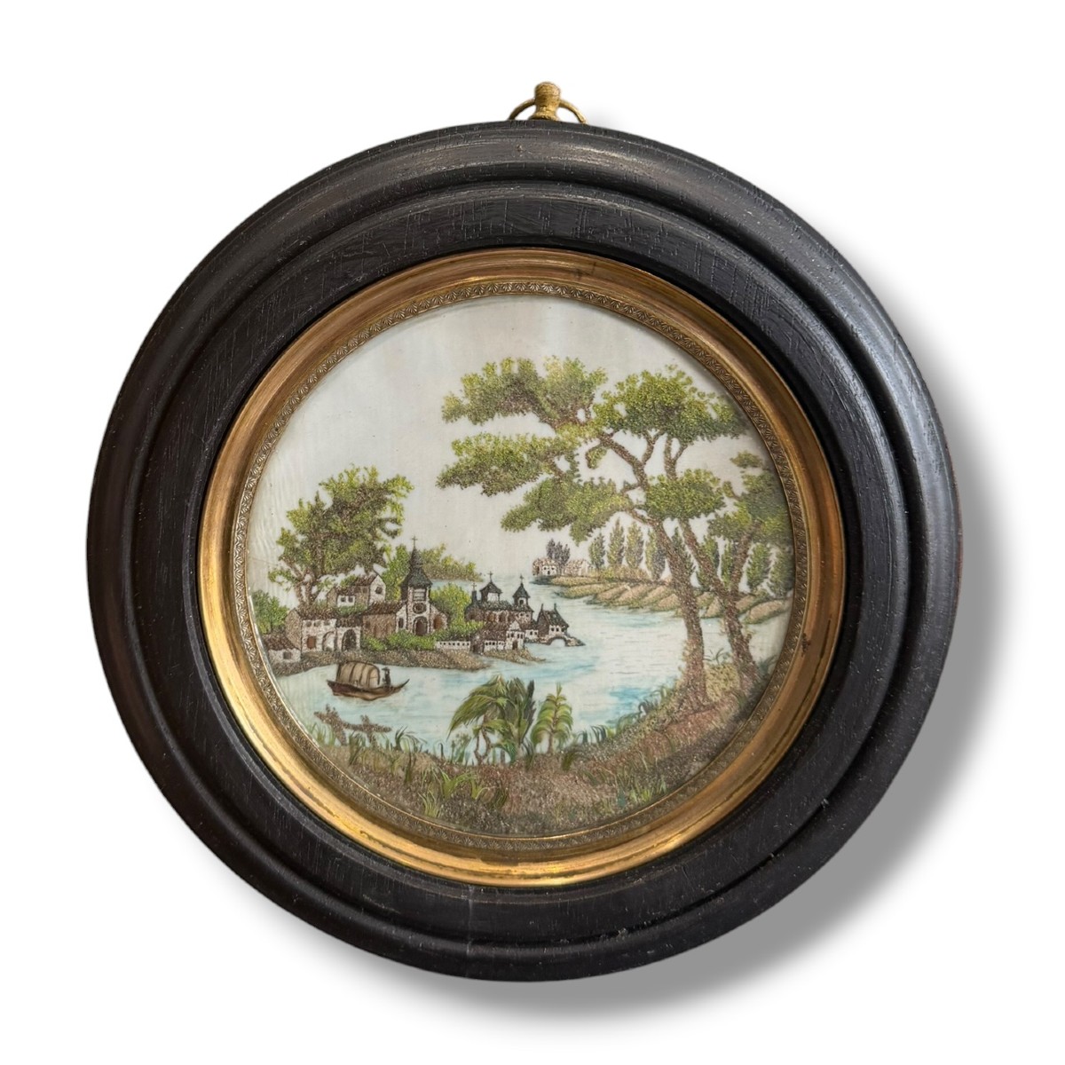 Tondo Lake Landscape 19th Century