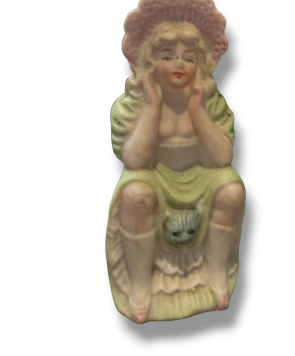 EROTICA CURIOSA sujet érotique biscuit polychrome-photo-2