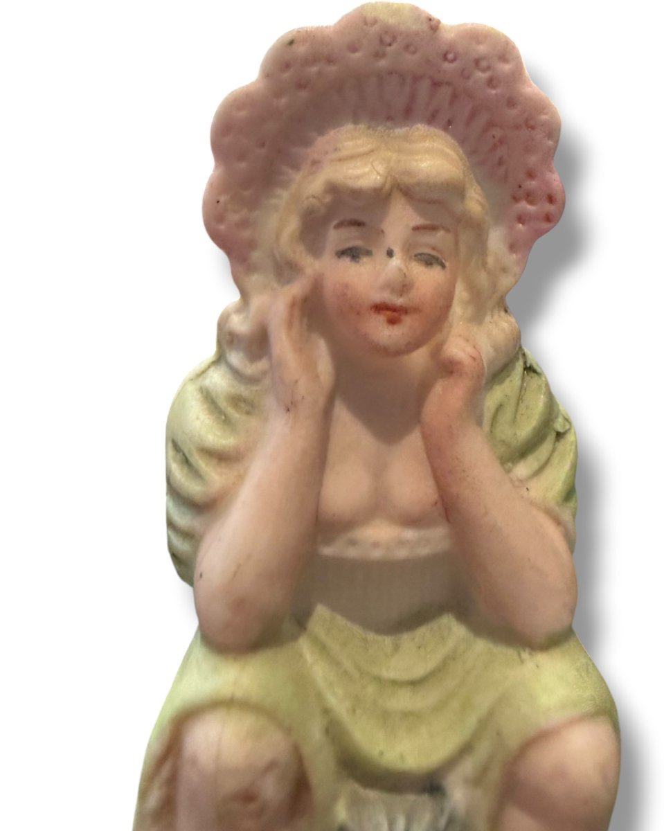 EROTICA CURIOSA sujet érotique biscuit polychrome-photo-3