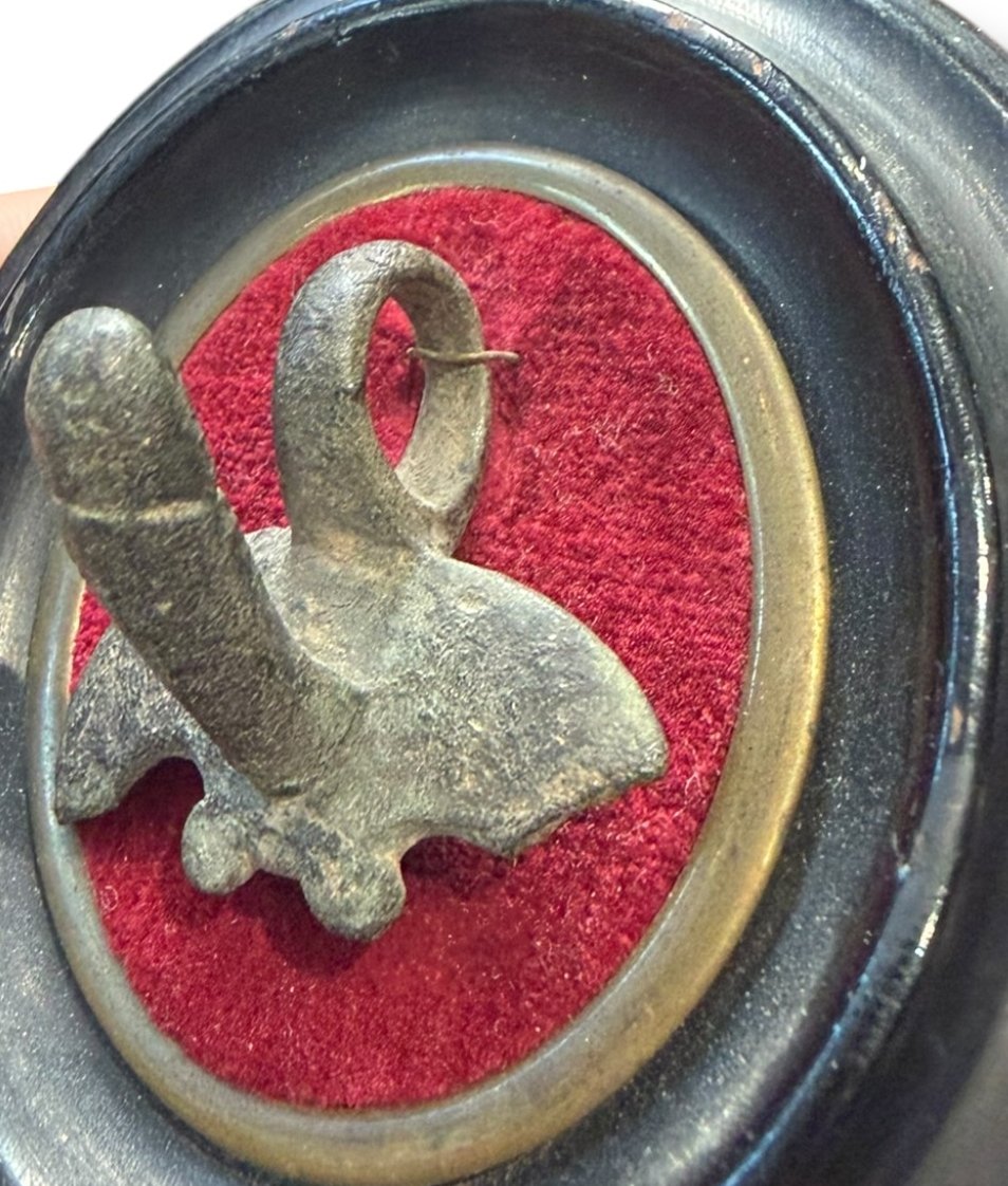 Curiosa Erotica Bronze Roman Phallus Pendant-photo-2