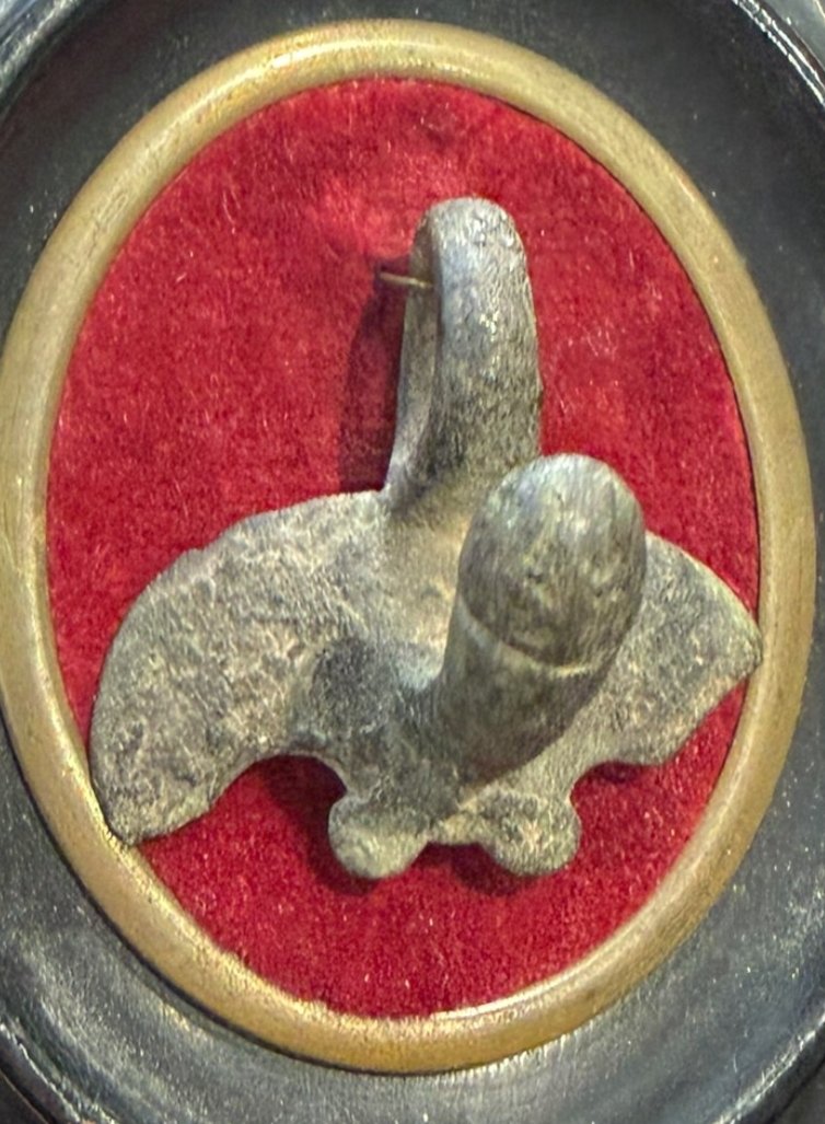 Curiosa Erotica Bronze Roman Phallus Pendant-photo-4