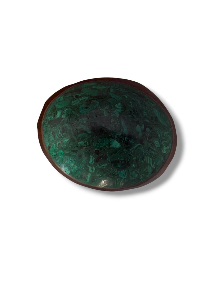 Malachite And Bronze Dish-photo-2