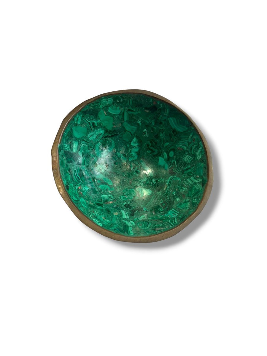 Malachite And Bronze Dish-photo-3