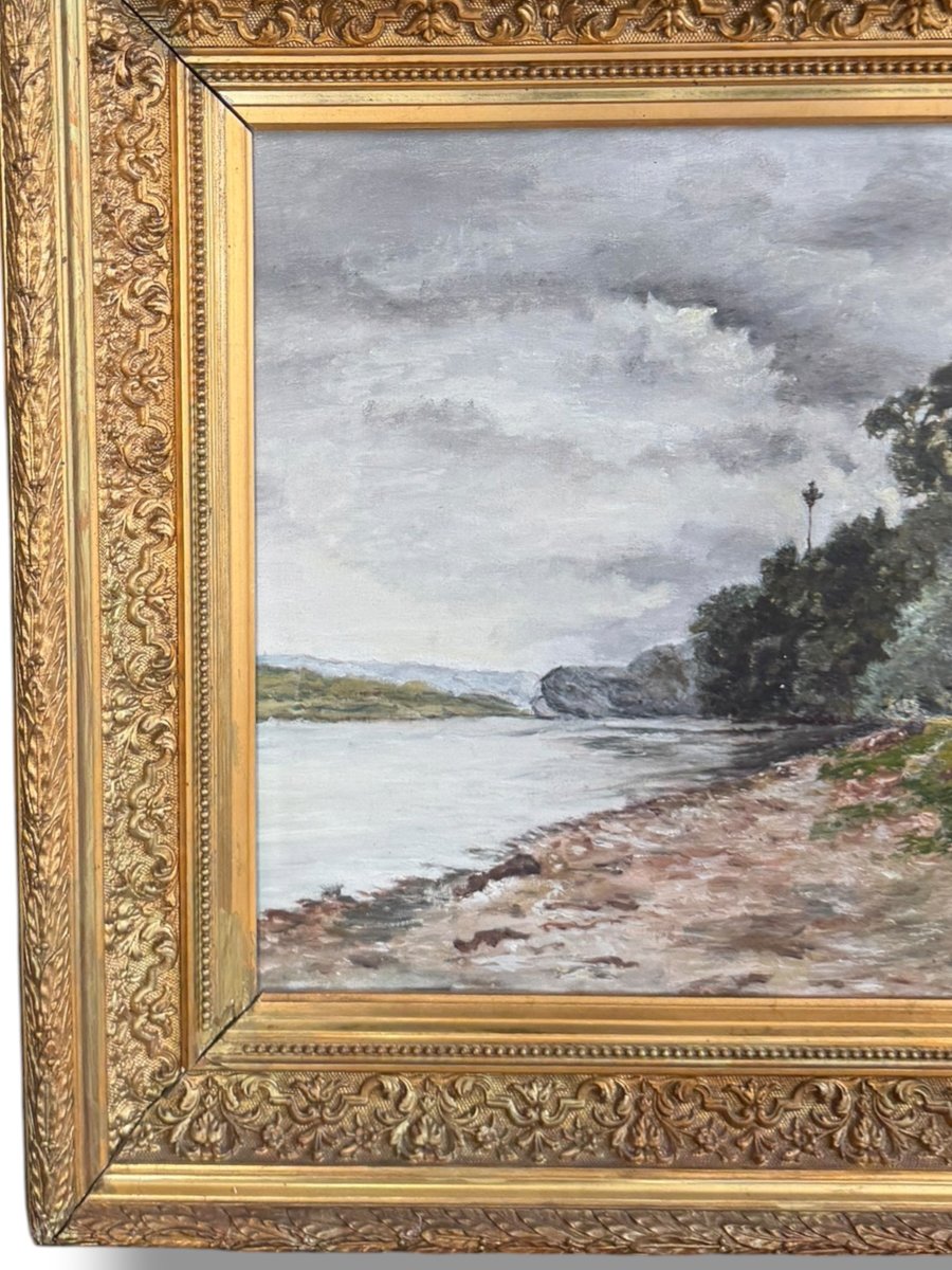 Oil On Canvas 19th Century-photo-3
