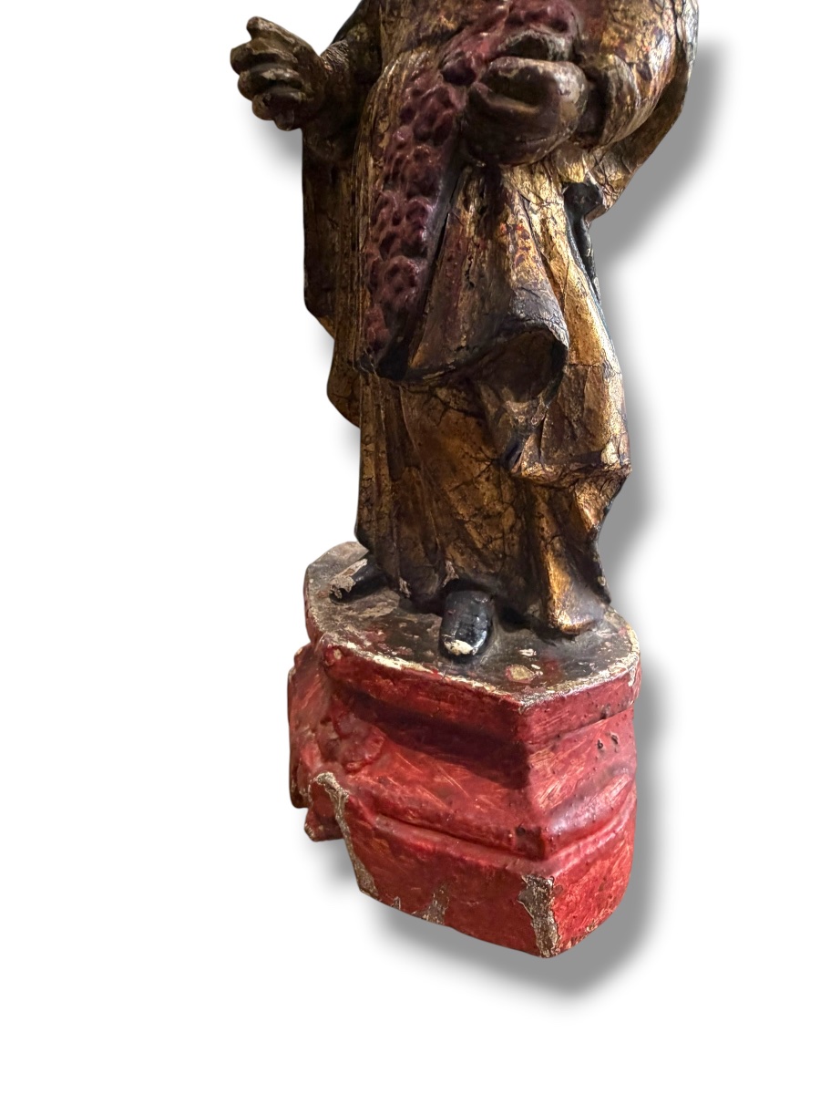 Virgin Madonna Indo Portuguese 18th Century-photo-6