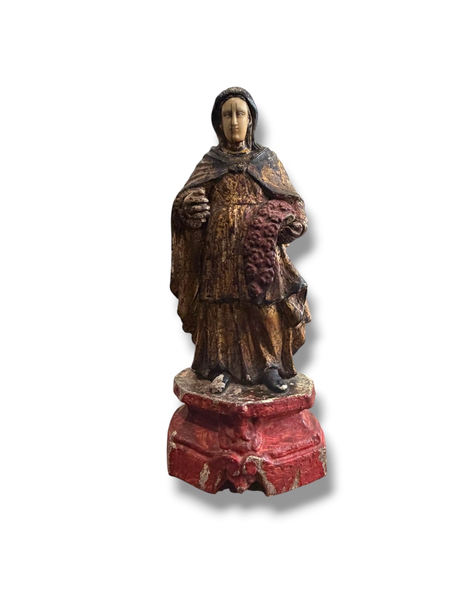 Virgin Madonna Indo Portuguese 18th Century