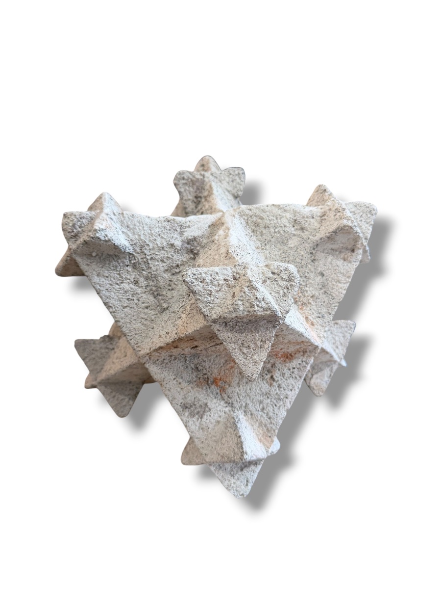 Paire Pierres de sorcière polyèdres étoilés-photo-2