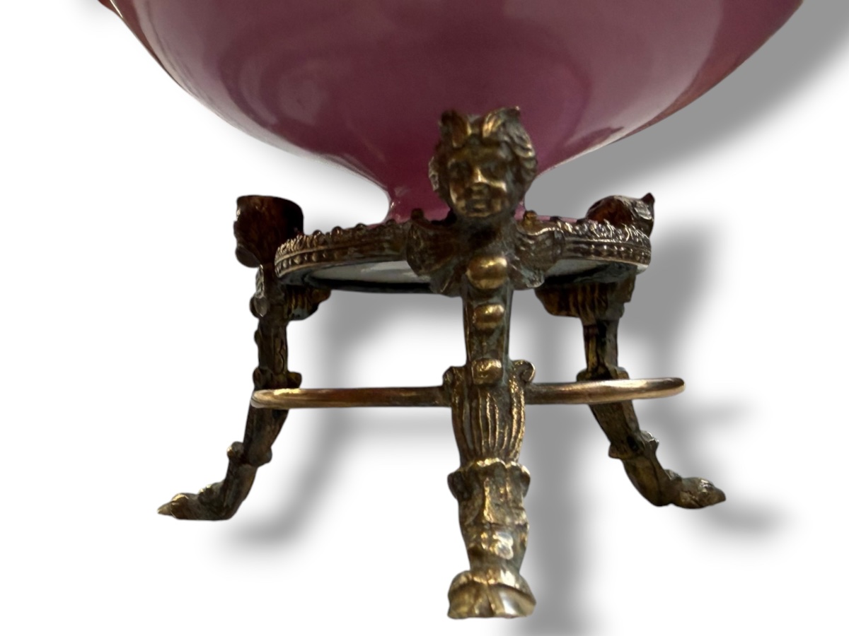 Drageoir Porcelaine De Paris And Bronze-photo-1