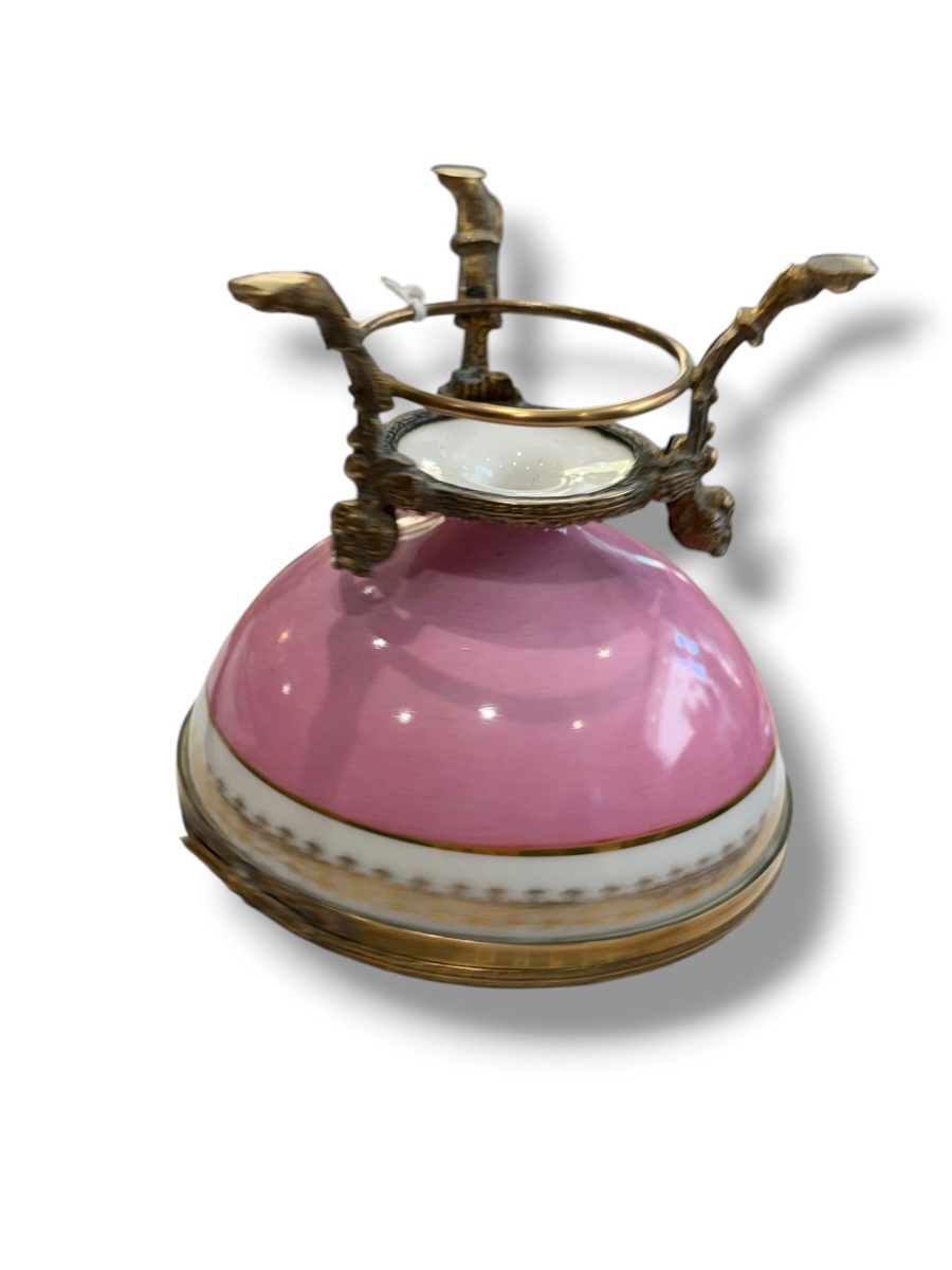 Drageoir Porcelaine De Paris And Bronze-photo-5