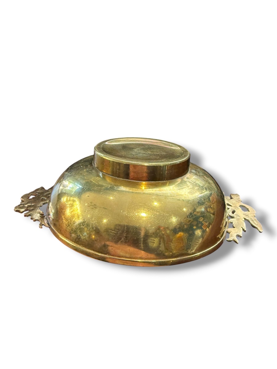 Baguier coupelle en bronze et émail de Limoges -photo-2